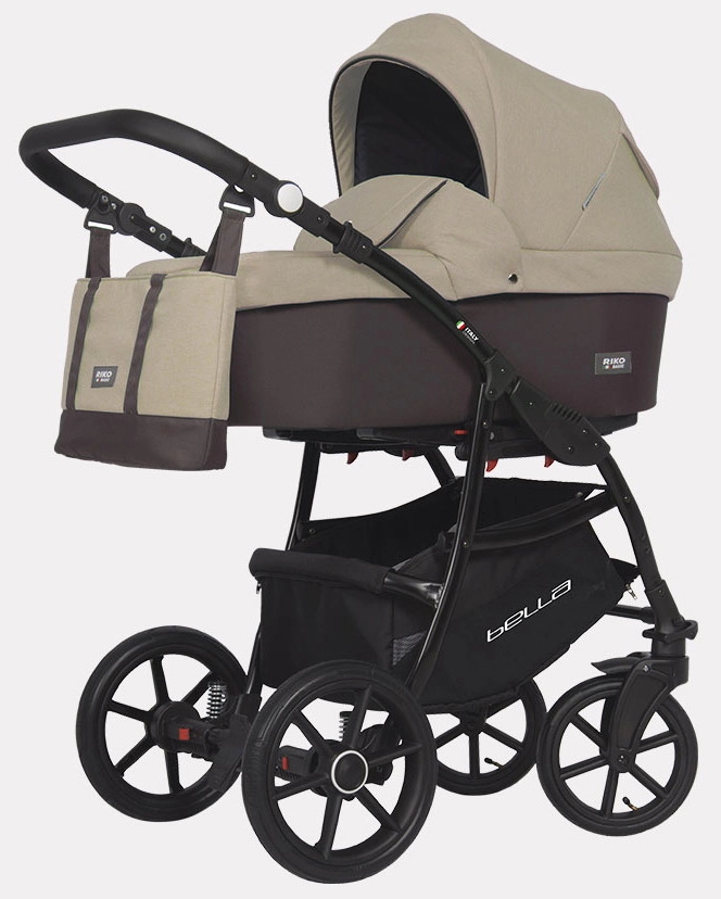Детская коляска Riko Basic Bella 2 в 1 07 коричневый-бежевый 2hno95vp0071hgvupqpm2lsrhqvi3w0f