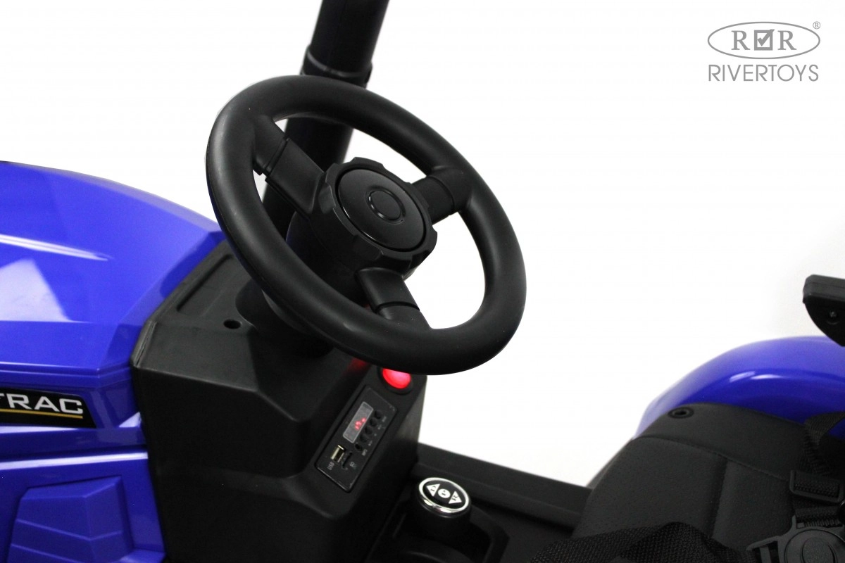 Детский электромобиль RiverТoys O555OO синий 7accjrq0o5bw5p887we49ouz0jf0eby6