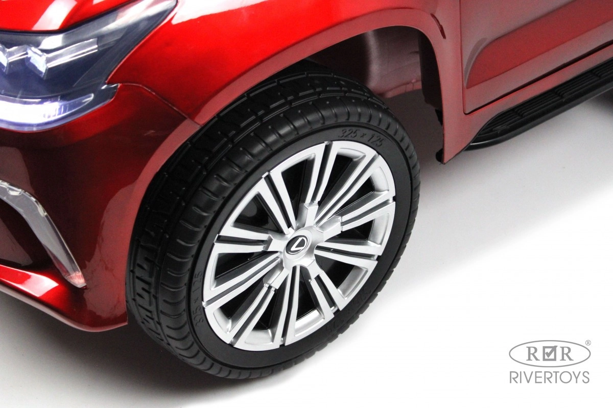 Детский электромобиль RiverToys Lexus LX570 Y555YY красный глянец nr5ynb8gte30tw19k5djpzis4cund3fj