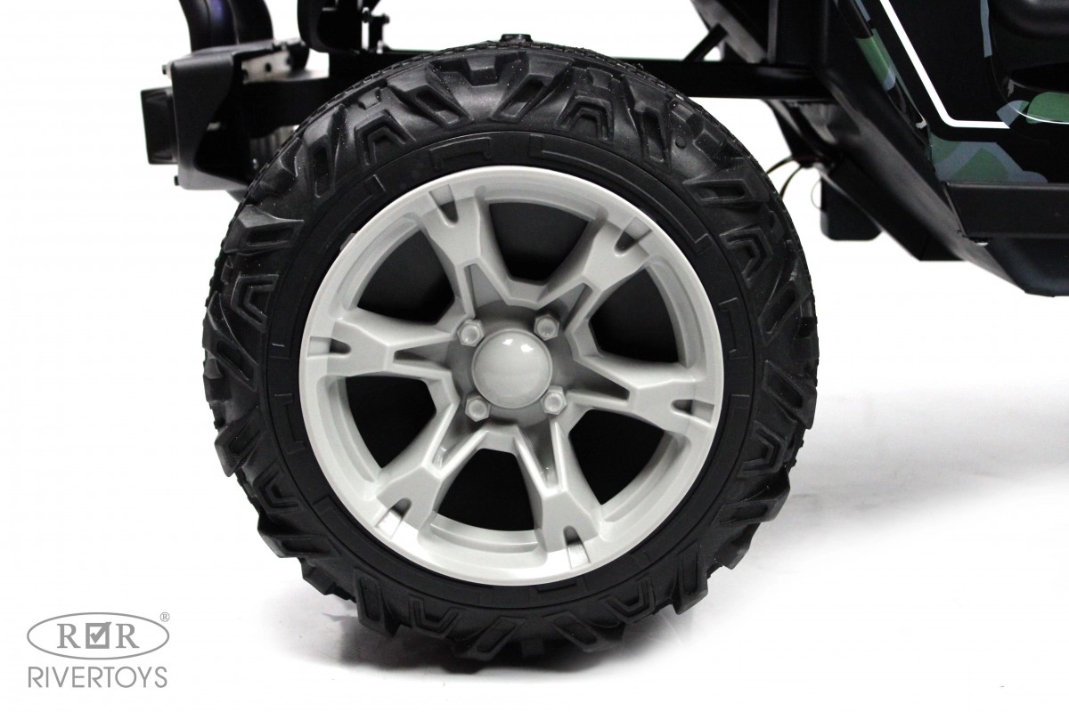 Детский электромобиль RiverToys T222TT 4WD камуфляж c40hxr9rquzfkd2vinrw6e9dptswdm9l