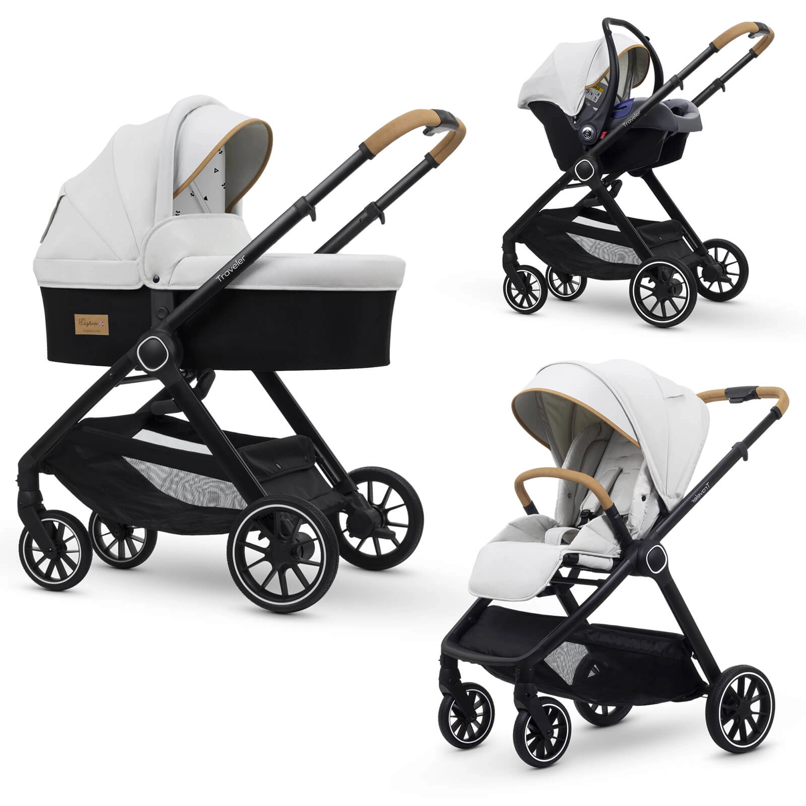 Коляска 3 в 1 Esspero Traveler (Sahara)
