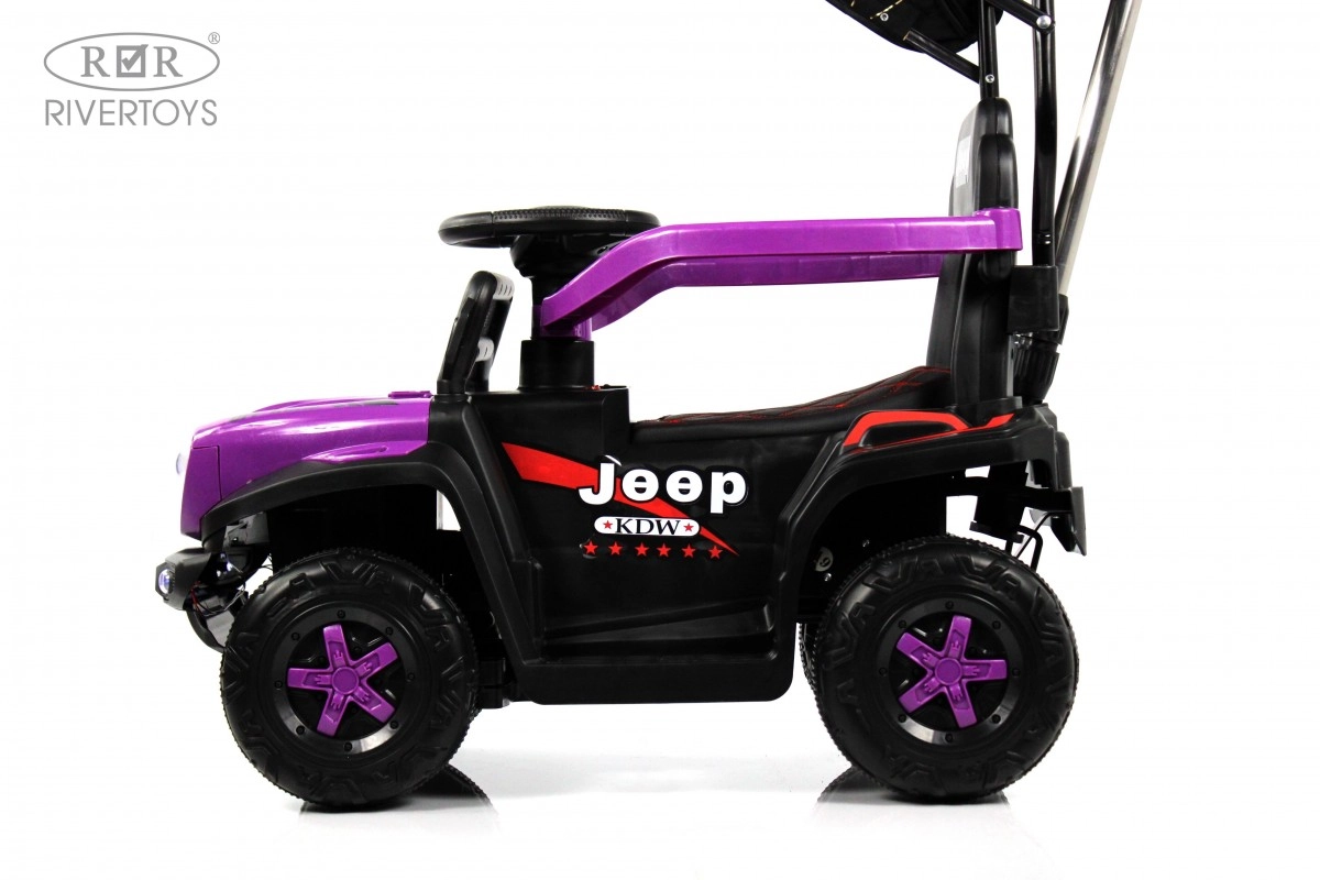 Детский электромобиль RiverToys G003GG фиолетовый eyav3g02vykpty2jw829j1whrctbbos4