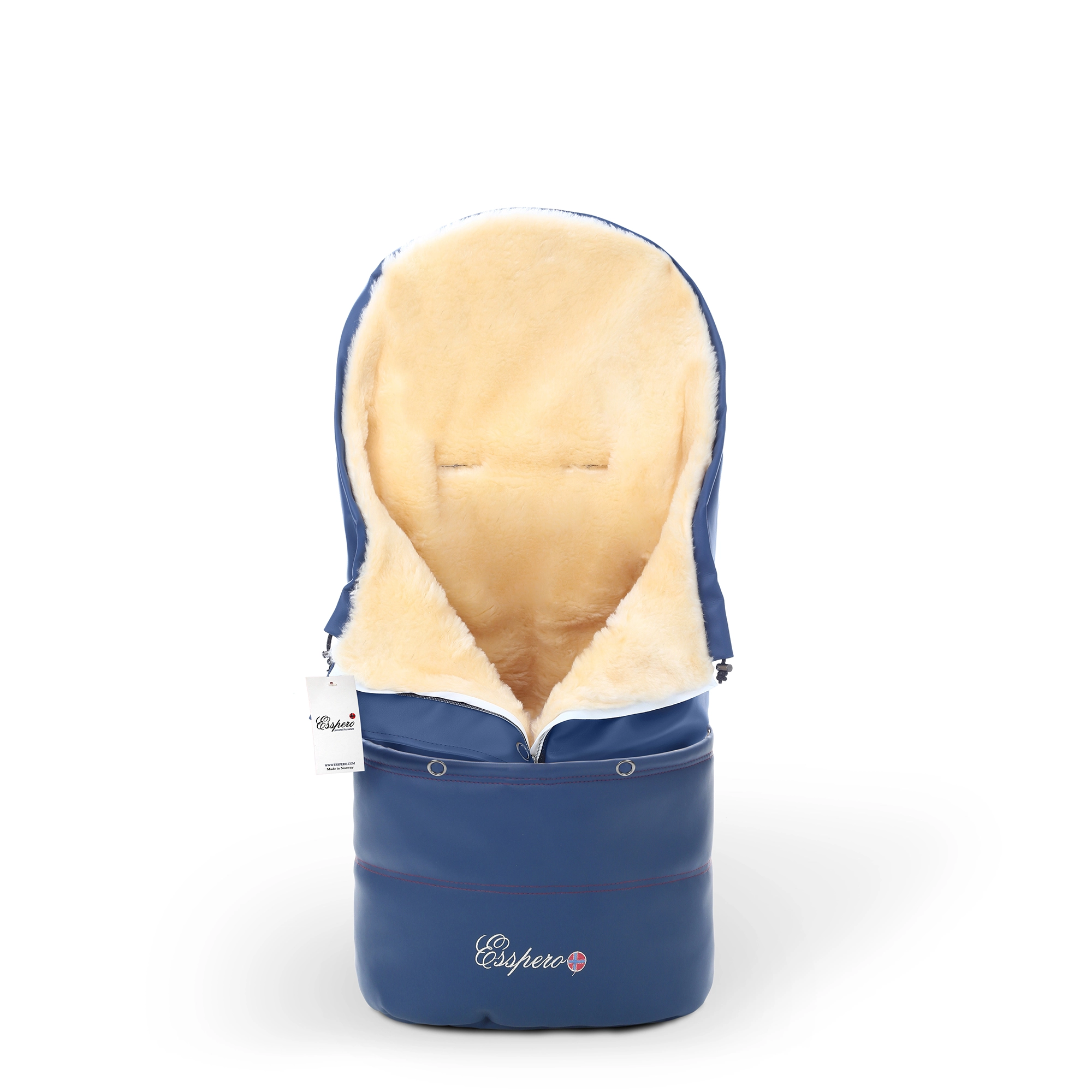 Конверт в коляску Esspero Transformer Lux (натуральная 100% шерсть) (Navy)