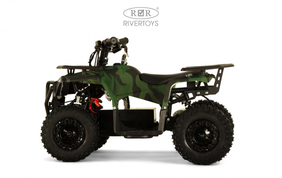 Детский электроквадроцикл RiverToys MIKA зеленый камуфляж y16v9c4kdcj9zmg91duk5jqb40qpieqz