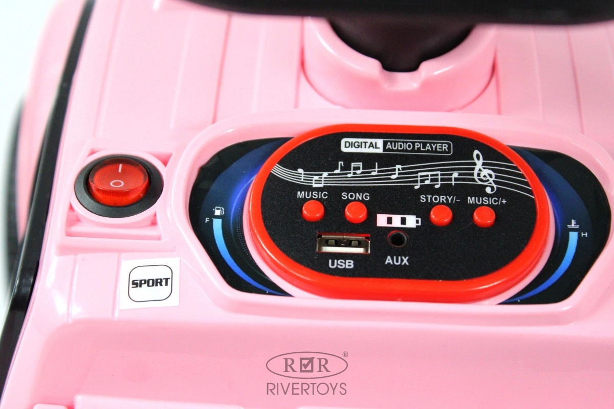 Детский электромобиль RiverToys G008GG-D розовый sgkyf0otc8tf7s5n1wj95zn13etkii22