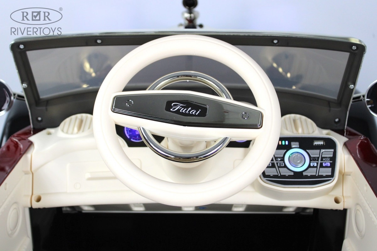 Детский электромобиль RiverToys X005XX красно-черный ttrvvqa6c85ocyrmq4mb8ezp2c4vqvui