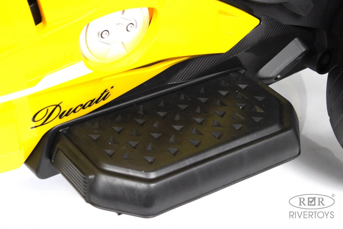 Детский электромотоцикл RiverToys М777БХ желтый 3q4fhu7937sz3okjtfqdlynw6fi64pya