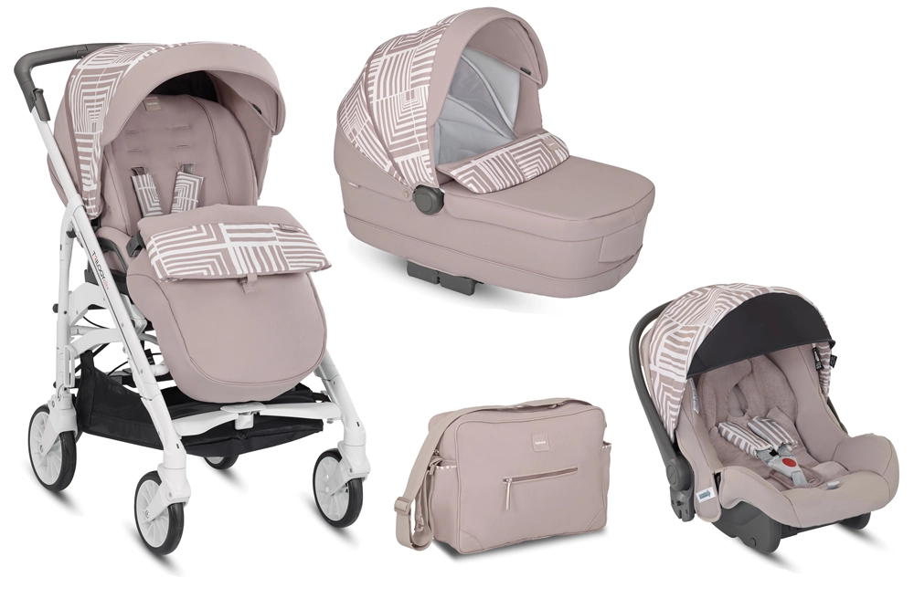Коляска 3 в 1 Inglesina Trilogy System Optical Ecru (белое шасси) bf4bde22fd5c8a1c78f548c5dc1f8bcc