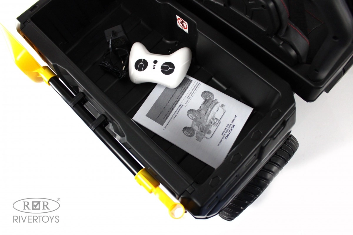 Детский электромобиль RiverToys H005HH черный k3ceoqpadcpn1wbjz8js6xcd2dzri0kv