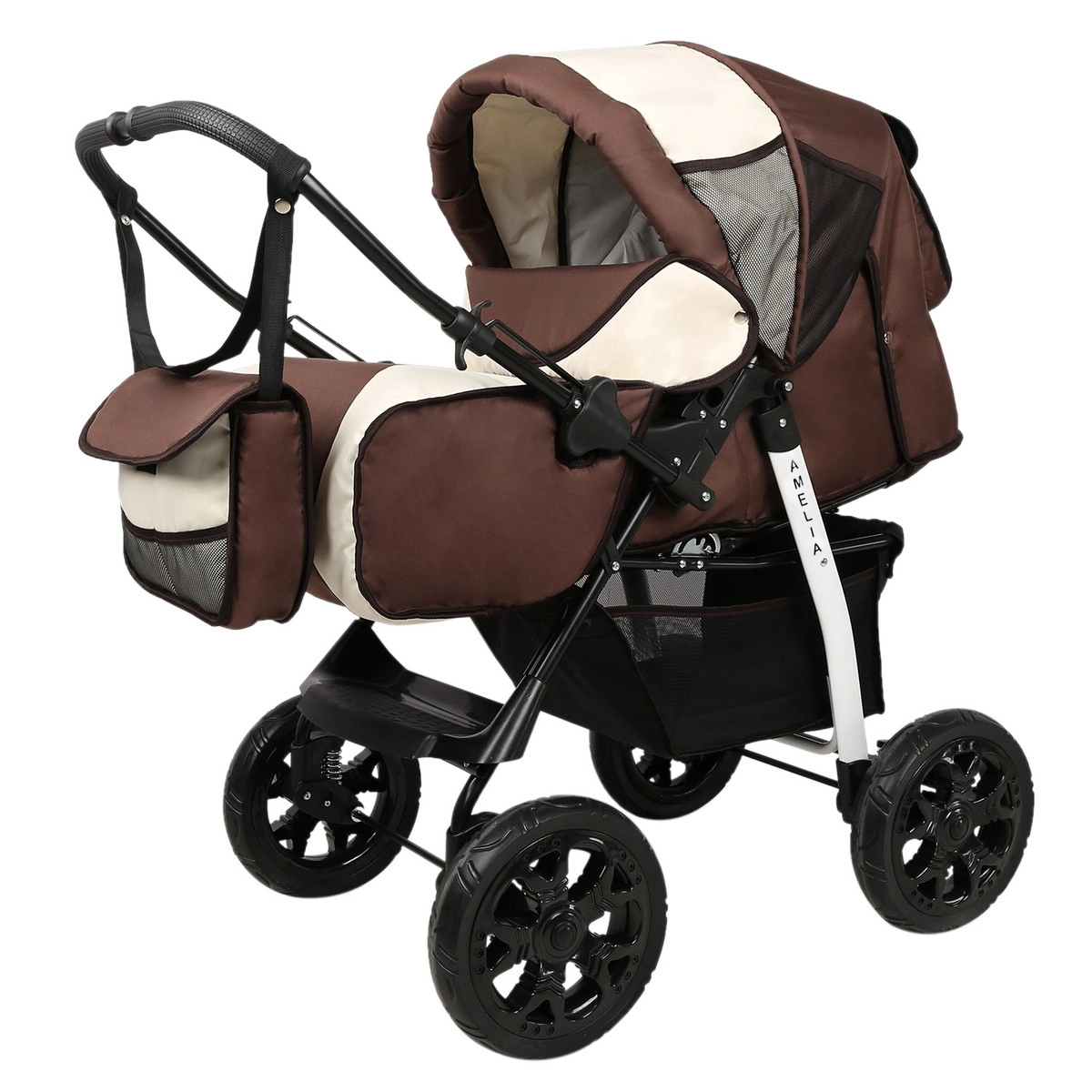 Прогулочная коляска Alis AMELIA I  коричневый+св.бежевый mmc0gbgxkhegpyjg4e0ujvsk5wc5wwx9