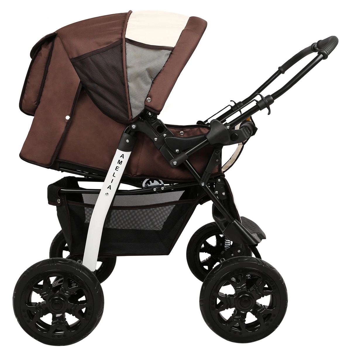 Прогулочная коляска Alis AMELIA I  коричневый+св.бежевый ioqvnmf2ntskfdixmdmnxb1k6n98dxsk