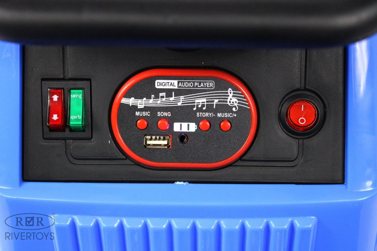 Детский электромобиль RiverToys C004MC синий ahhg7wvqj118osoji4wj1e5heqph4zke
