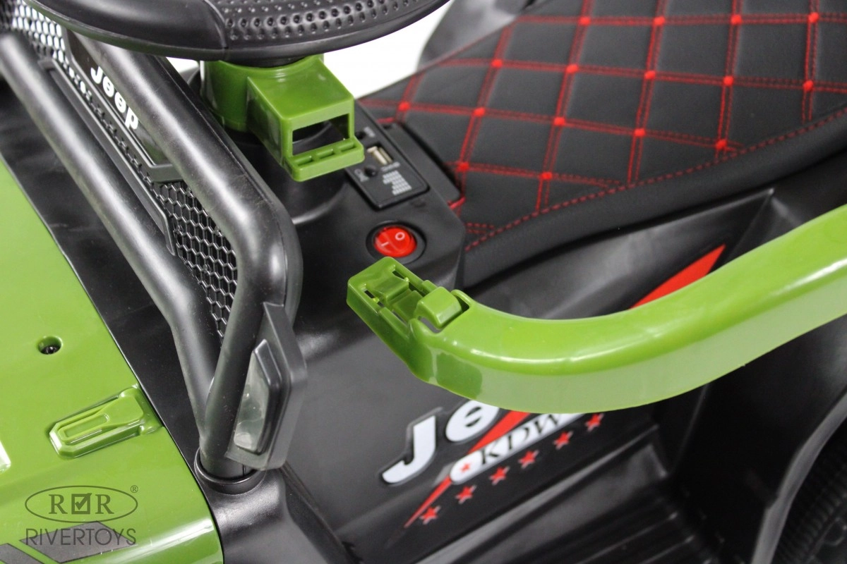 Детский электромобиль RiverToys G003GG зеленая 8e3uv8n57uvgyzspmg5imovd23zeyj9e