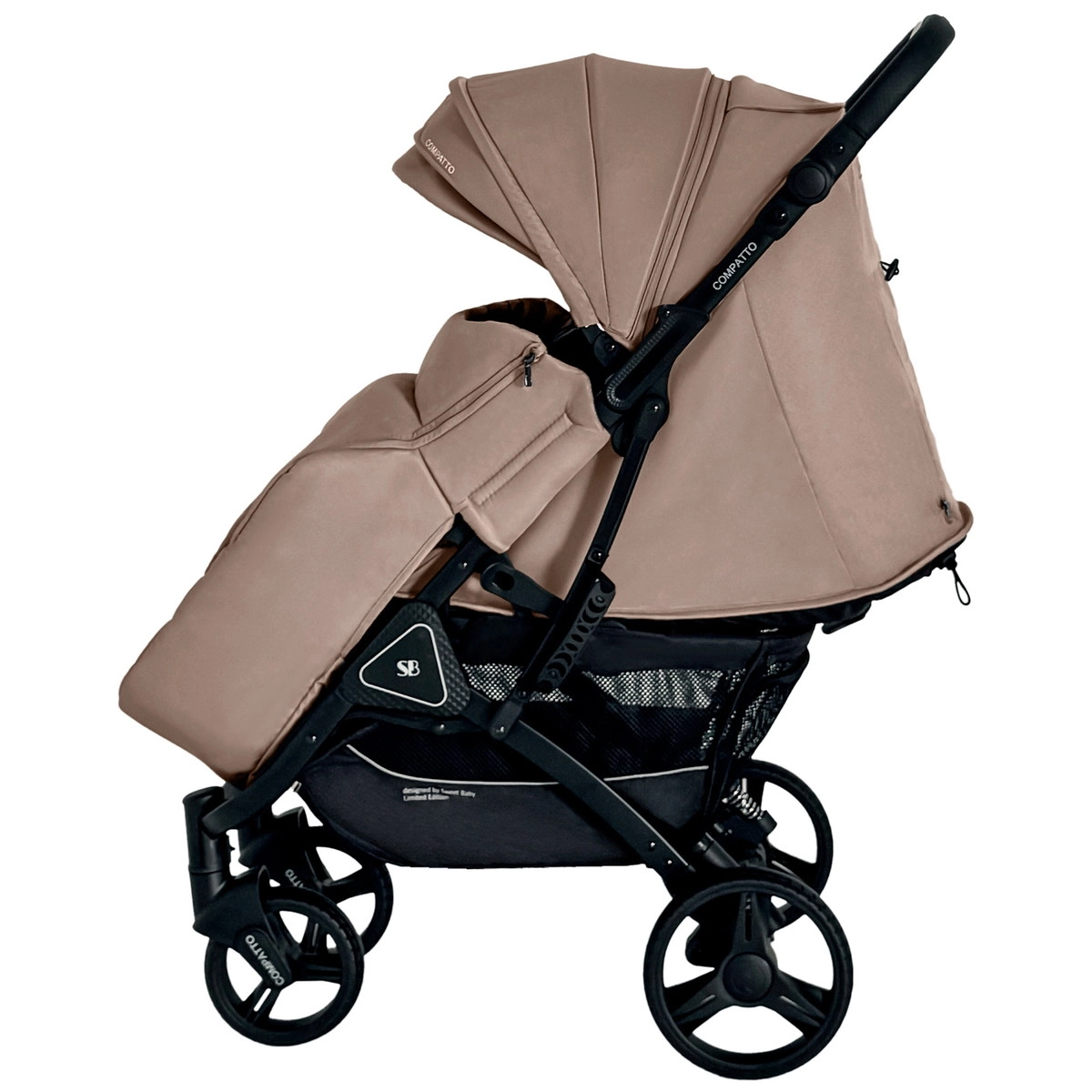 Прогулочная коляска Sweet Baby Compatto Beige 96wm80uchkjbi8vvsf1xto2967yw4zad
