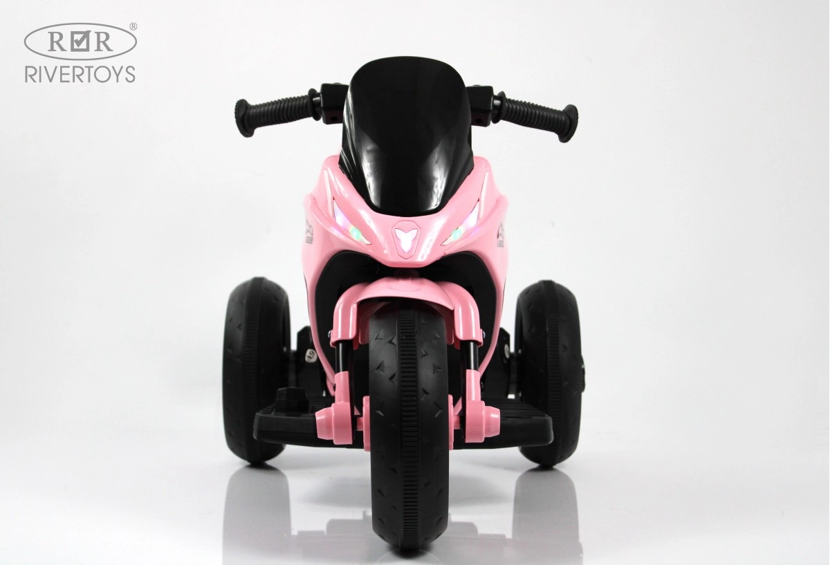 Детский электромотоцикл RiverToys G004GG розовый d34vbzsp23ewfpw0uikyutmfq8uqozpu