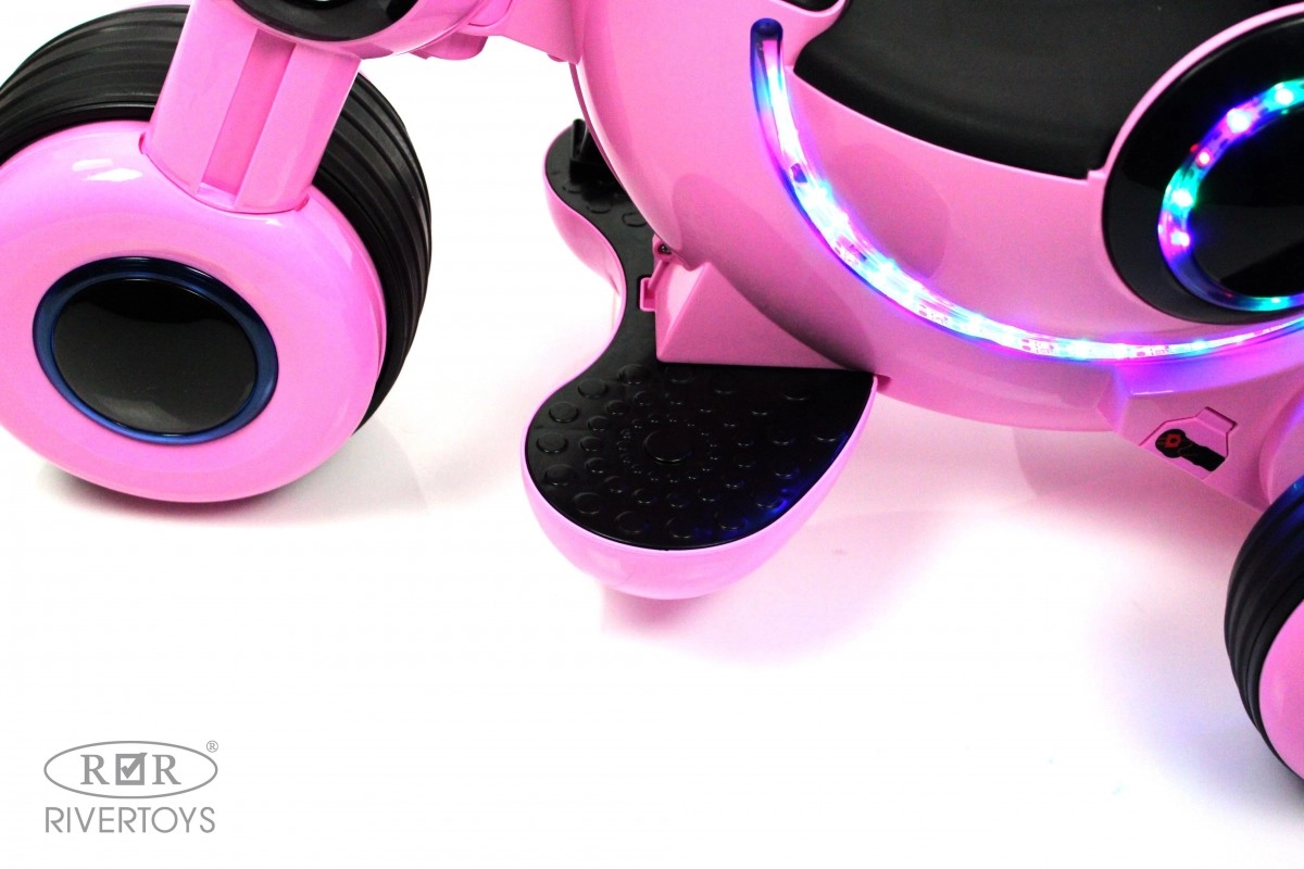 Детский электромотоцикл RiverToys Мoto HL300 розовый 9cjb03mnfoi0uf1dw4no41opb6xil7m4