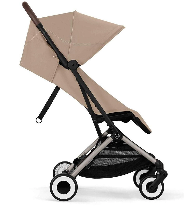 Прогулочная коляска Cybex Orfeo TPE Almond Beige с дождевиком и бампером4