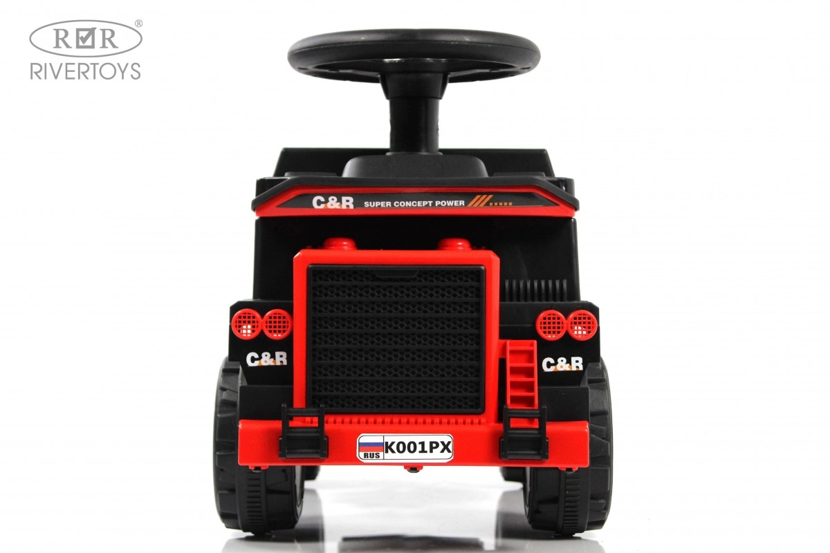 Детский толокар RiverToys K001PX красный w75g7z2geouvexnsco861yixttv58fns