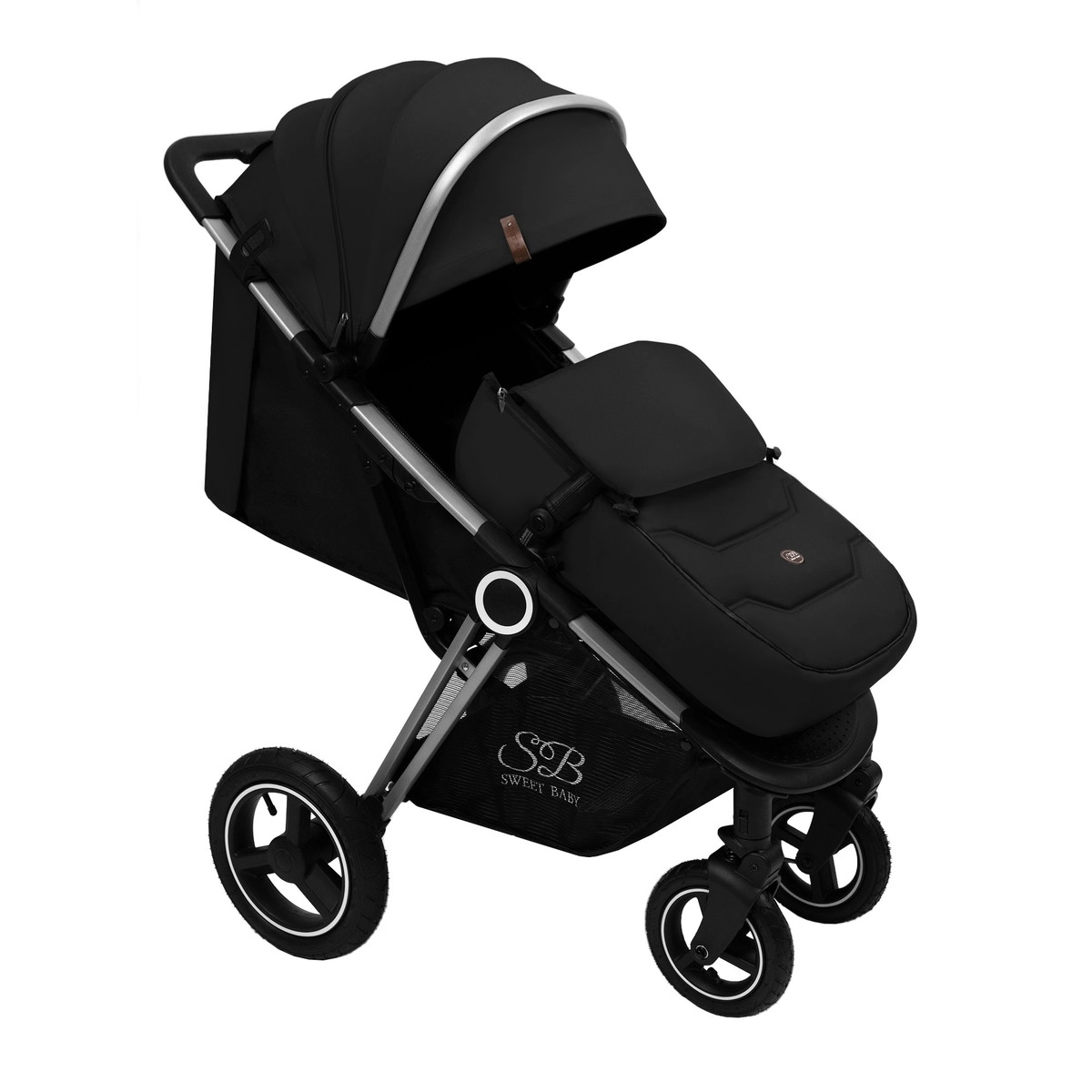 Прогулочная коляска Sweet Baby Suburban Air Light Black 8heefveztbayamj3h1nqalnj5zo52mwa