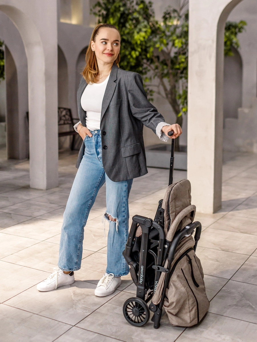 Прогулочная коляска Amarobaby Voyager Коричневый 3gny8uul4h57u1ol7uc4e1g7uvxs2qv9