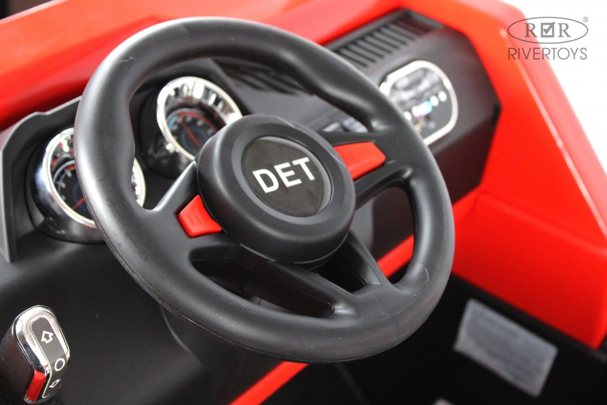 Детский электромобиль RiverToys K111AM красный 8zoc3ap6n280lxgkm5hbvu109b98k7hn