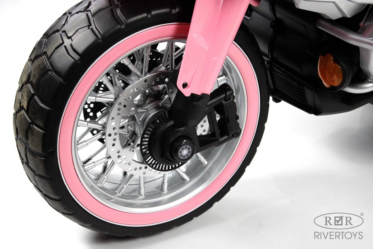 Детский электромотоцикл RiverToys М111БХ розовый esvig1eed2mgmwf3k8yc7xatiwvo12y6