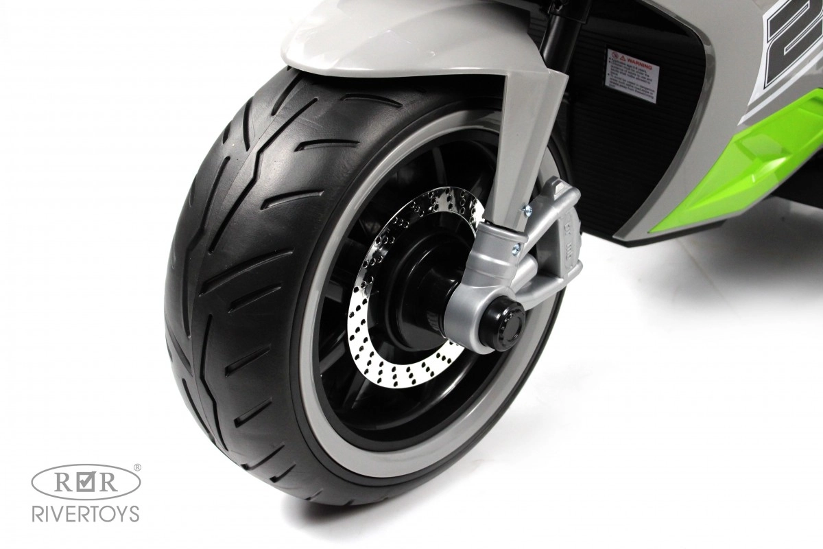 Детский электромотоцикл RiverToys C005MC серый 7osc1hrtccqg16d9sug6skgp6iewh0lf