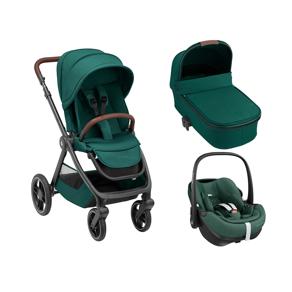 Коляска 3 в 1 Maxi-Cosi Oxford Pebble 360 Pro Essential Green 0183a43510727b32c1be973f884ea7bb