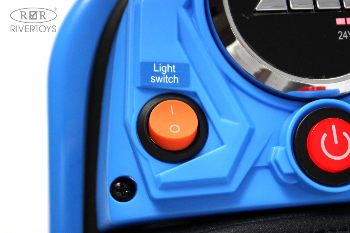 Детский электромотоцикл RiverToys A005AA MOTO синий x79vfarfv6qyfi0t7hhk8nch4m2r9r7q