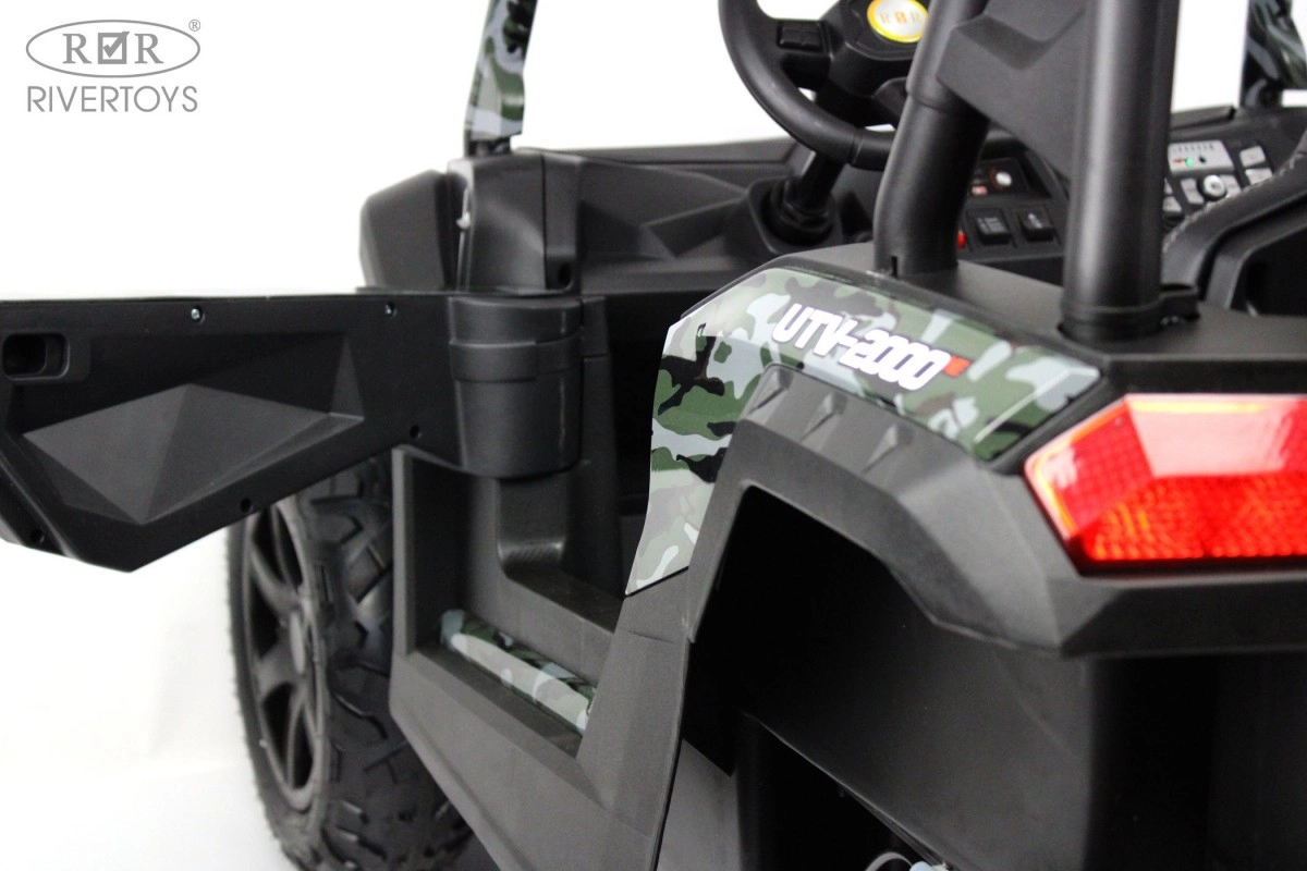 Детский электромобиль RiverToys M222MM зеленый камуфляж 614n4v61d4flwm6f6mdh6h3pb8z4c2i3