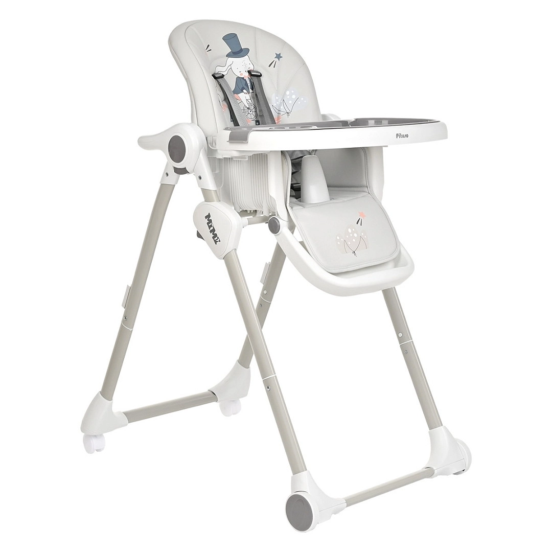 Стульчик для кормления Pituso Mimi Grey Rabbit/Серый Зайка cmxcm1fcx32l20cr36a21tslcrfgahs5