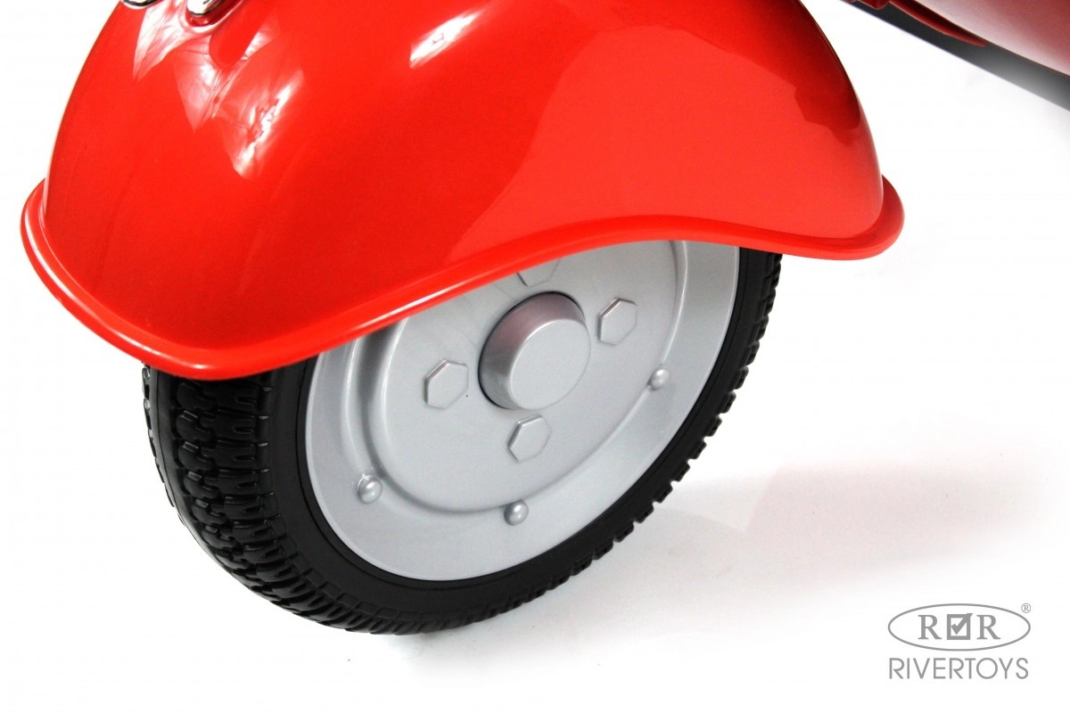Детский электроскутер RiverToys VESPA M888MM красный qj37nmg5yr8smz1ojljtox8r4hxldz40