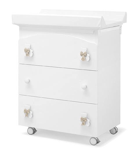 Пеленальный комод Erbesi Dudu Белый/Песочный mmy3id271370wso5w6hmb1r733eg846i