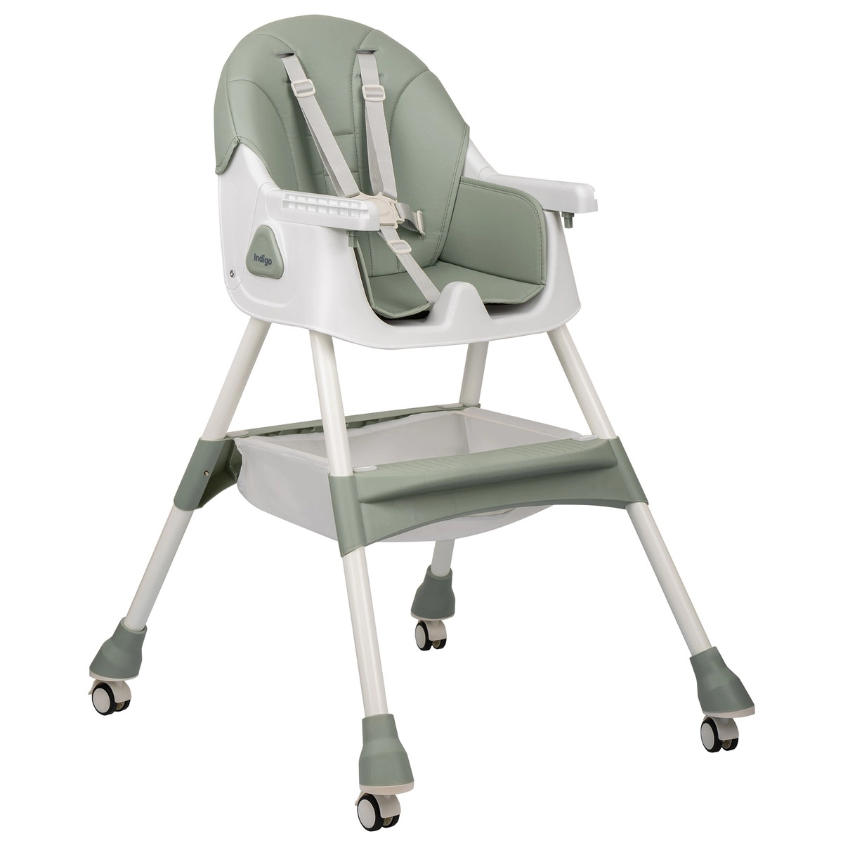 Стульчик для кормления Indigo Corn flex зеленый-серый rmldim2k775tl00lfr0zykgwqdvi7o6f