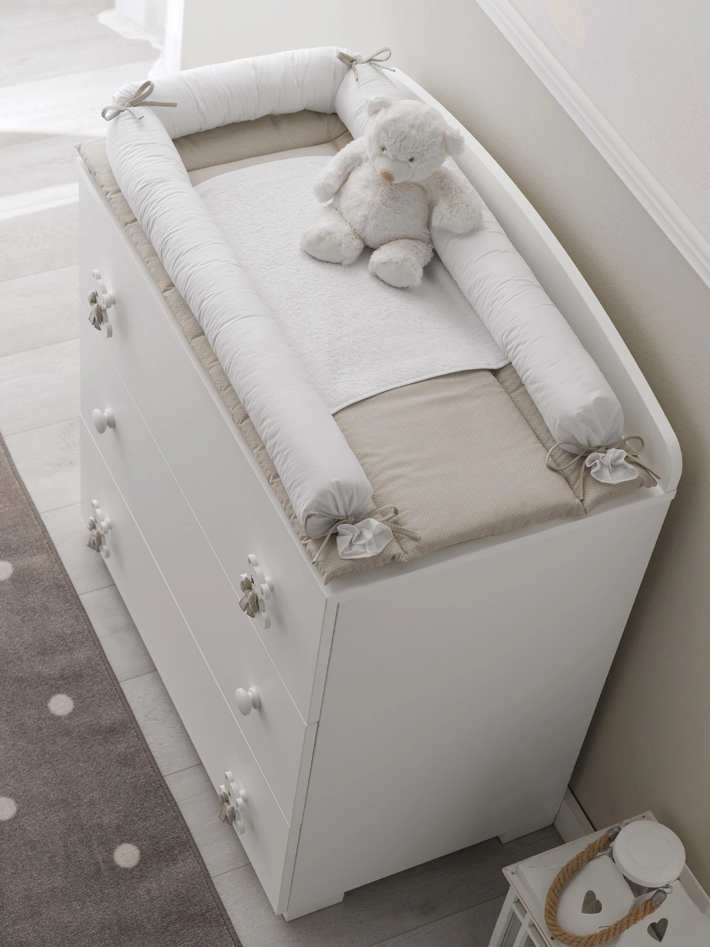 Бортик набивной для тумбы Erbesi Tato белый/песочный  108135058-bortik-nabivnoi-dlya-tumbi-erbesi-tato-beliipesochnii-