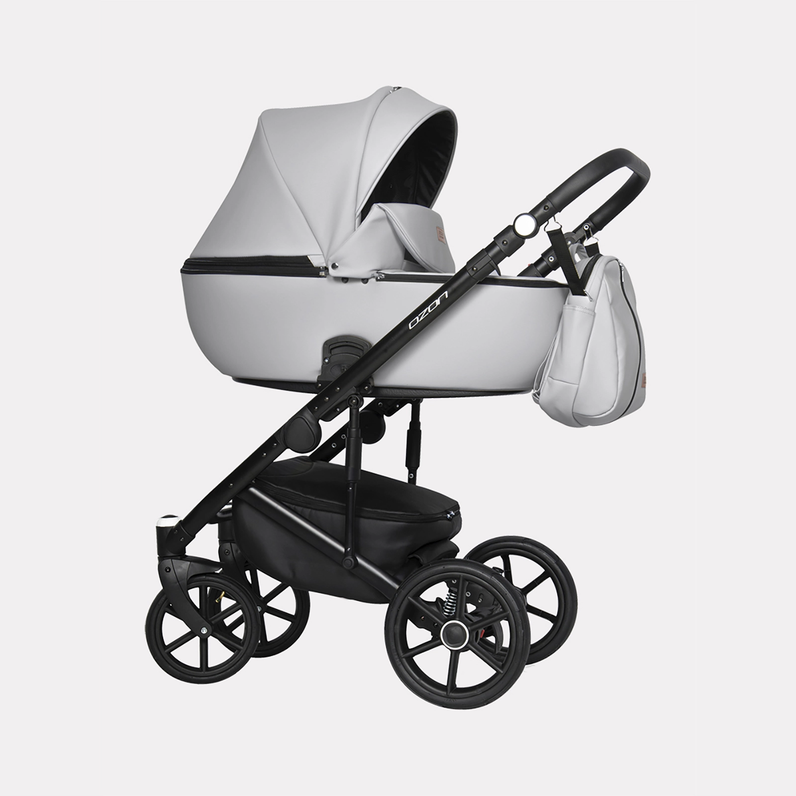 Коляска 2 в 1 RIKO BASIC OZON 05 светло-серый 108134878-kolyaska-2-v-1-riko-basic-ozon-05-svetlo-serii