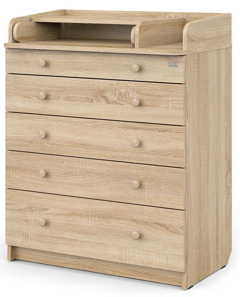 Детский пеленальный комод Атон Leo 805 с органайзером, ЛДСП дуб сонома x12sgechijnf3sky67k7yv47dxps3bg1