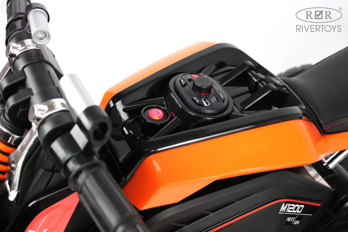 Детский трицикл RiverToys X222XX оранжевый i8lxis8m51hdcu41dxohbkklofw0o3z2