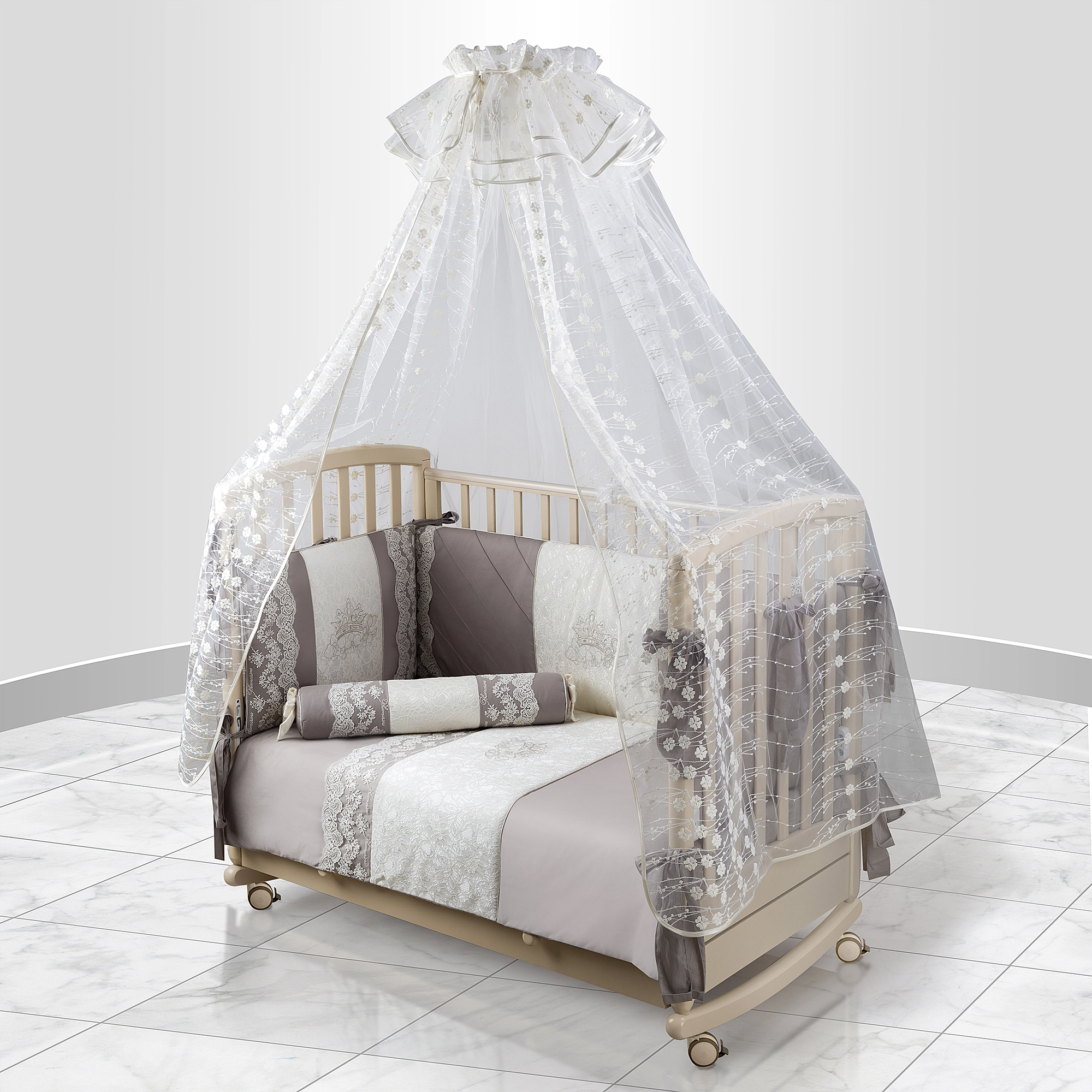 Комплект постельного белья Beatrice Bambini Reale (Dark/Beige)