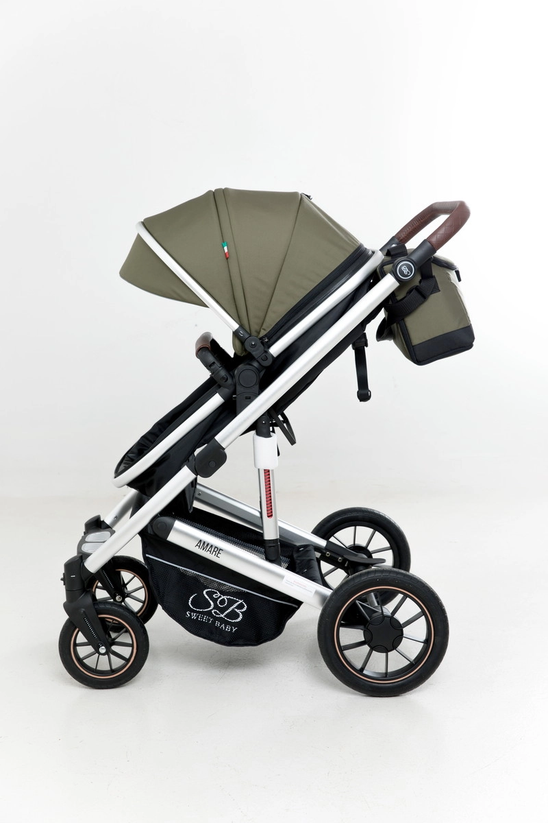Коляска-трансформер 2 в 1 Sweet Baby Amare Olive yo5rl3874gm42ngc1069ue7pi4xdcotp
