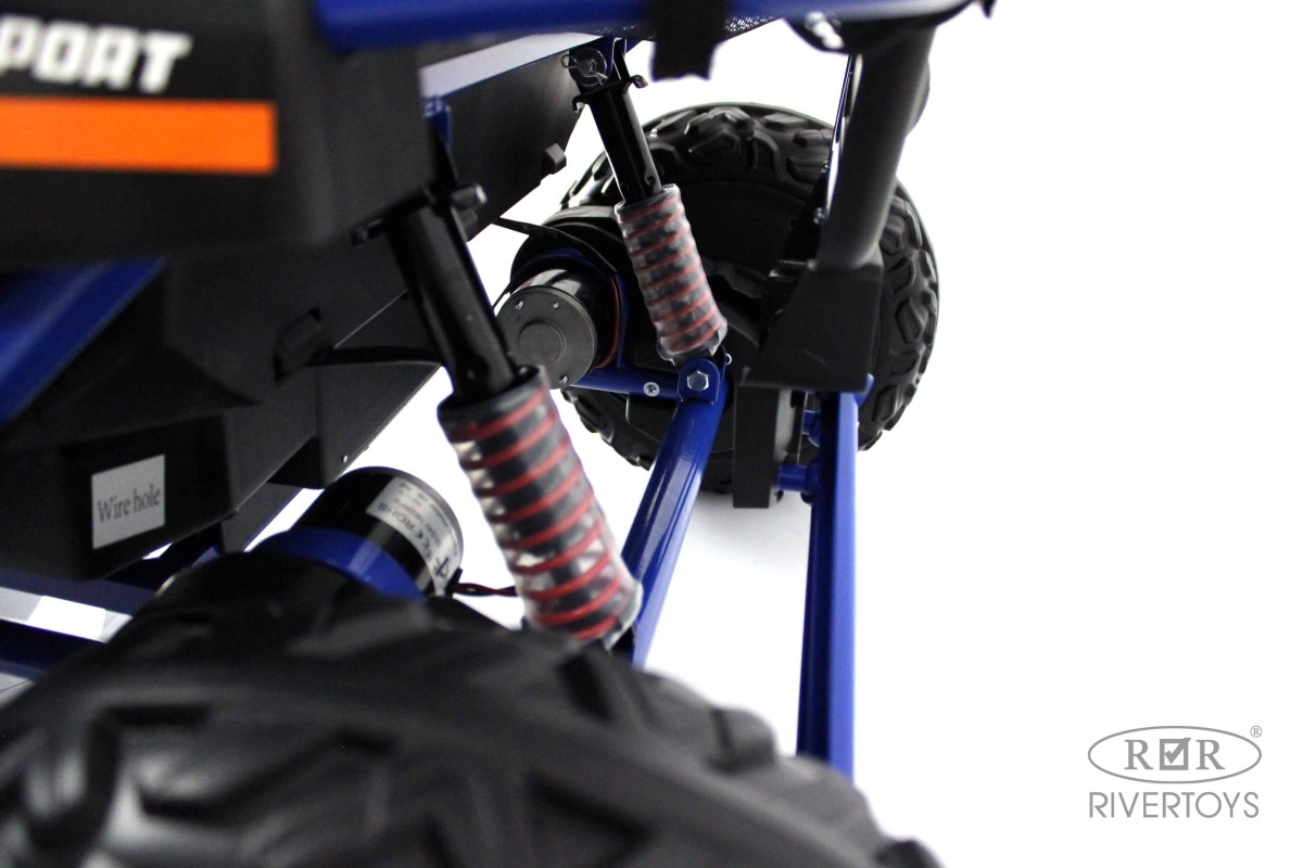 Детский электромобиль RiverToys P555PP темно-синий 39nwm0szqokwtquisfypd9gdirk3kzh2