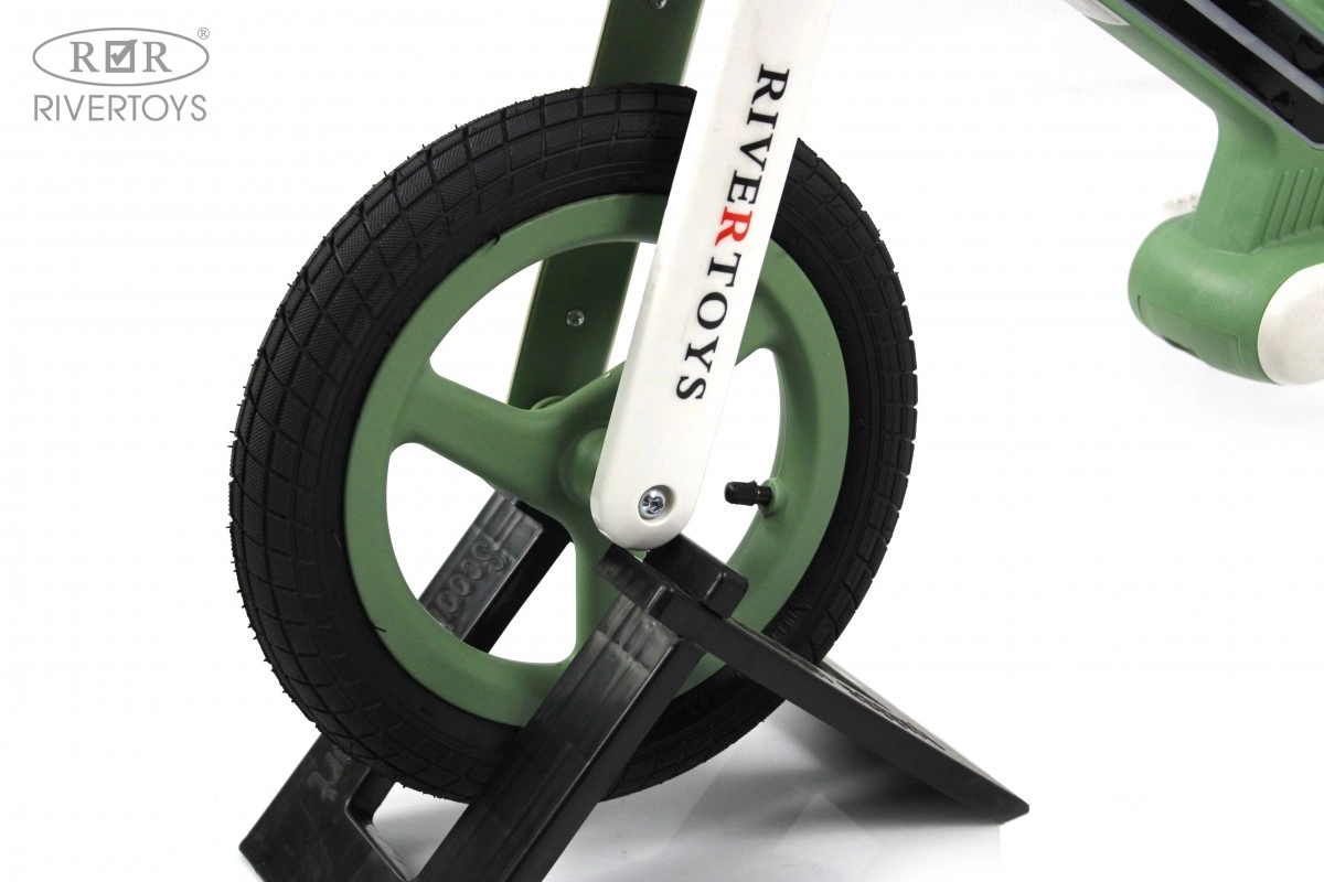 Детский беговел RiverToys HB-002 зеленый 1xx6mwy8i8ze1vuighjlmanby49qhp3k