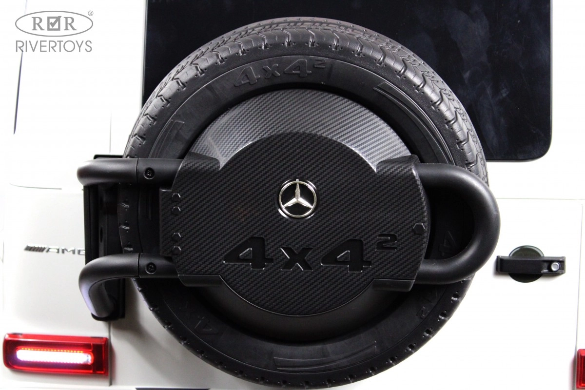 Детский электромобиль RiverToys Mercedes Benz G63 Y777YY белый vo78urwij0s39tra0ktjhoy7pf76wel7