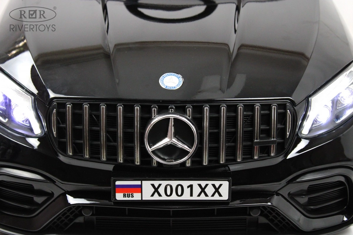 Детский электромобиль RiverToys X001XX черный глянец l7yc1hlonicr46cho365kxtd2qwpd66b