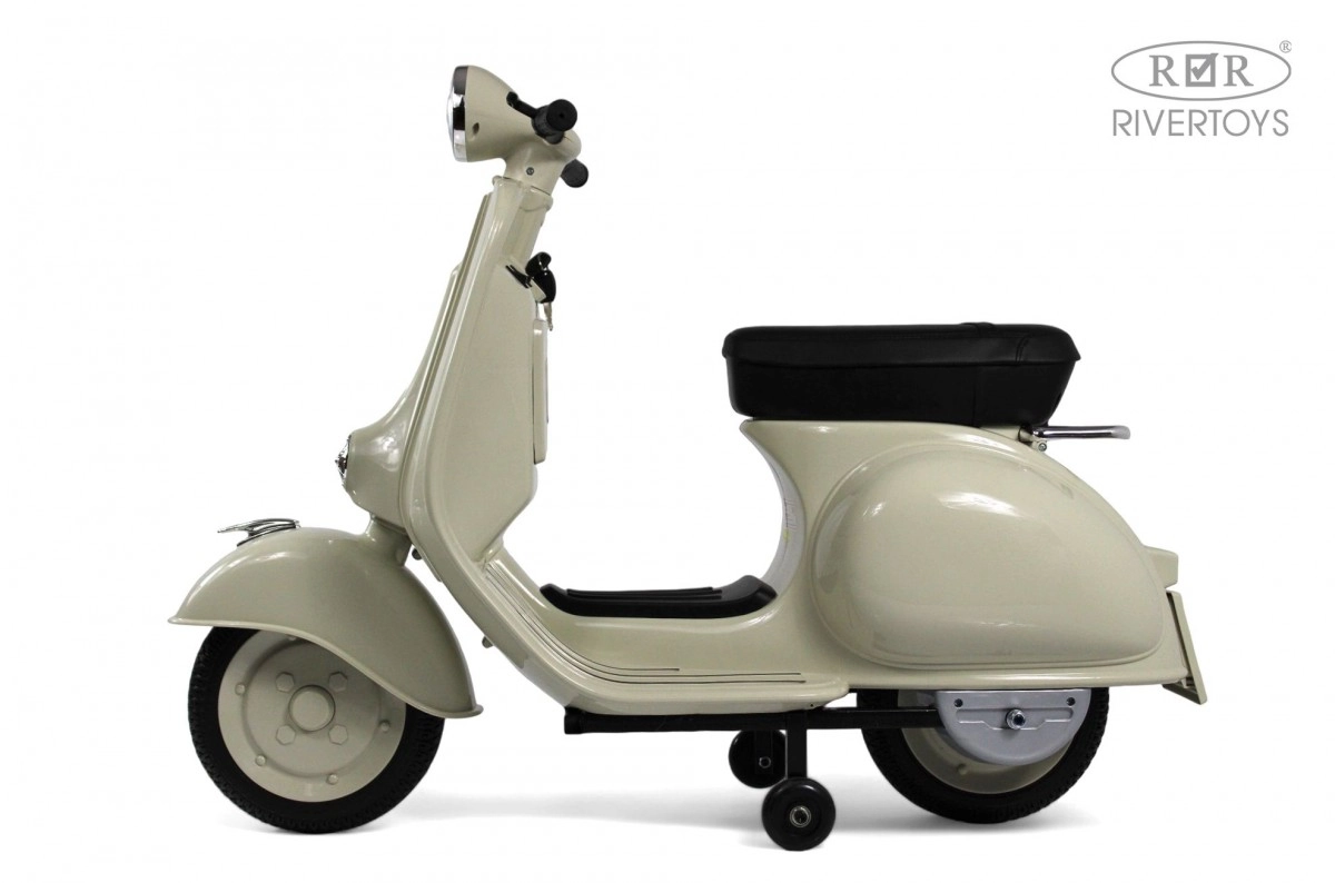 Детский электроскутер RiverToys VESPA M888MM серый s0dpore95l4b2hi2hejc2k5t814ld3qu