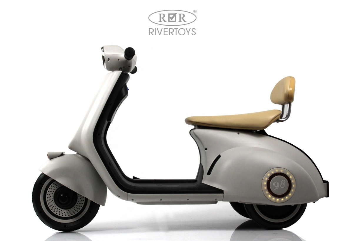 Детский электроскутер RiverToys K777PX-A серый oa3m770uc4wo2n3uje7dwcurpidqkdib