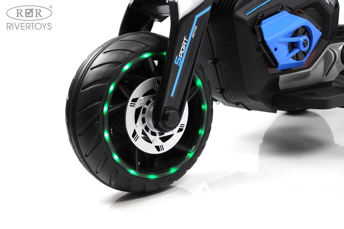 Детский трицикл RiverToys X222XX синий 03om809y8u0ykln7lfwb162utialvsmk