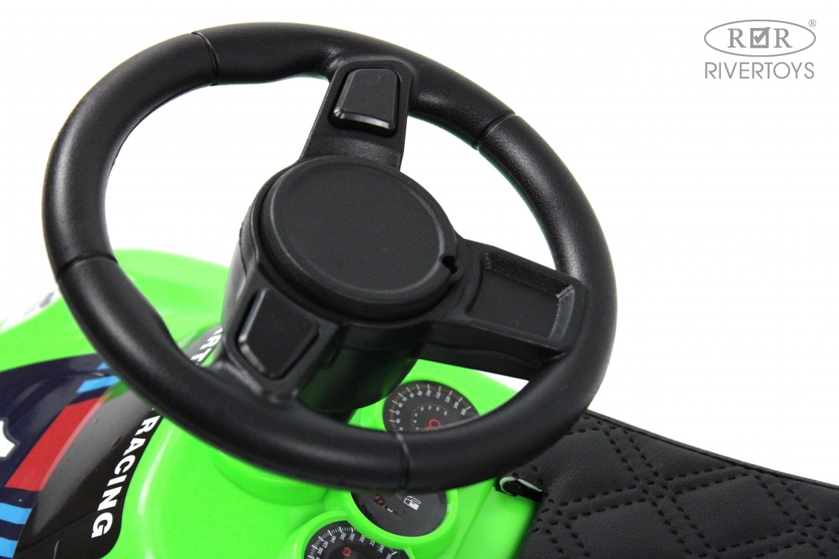 Детский толокар RiverToys F005FF зеленый n8w92h4bw762foytooehin3vwauc4a8h