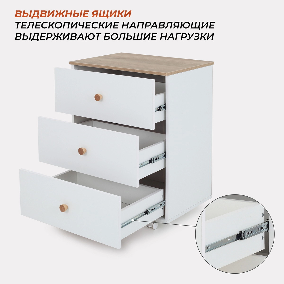 Комод RANT ELSA 3 ящ 60 см Cloud White m6tdo8x17h1rjkemyizdy2b76nwngcqi