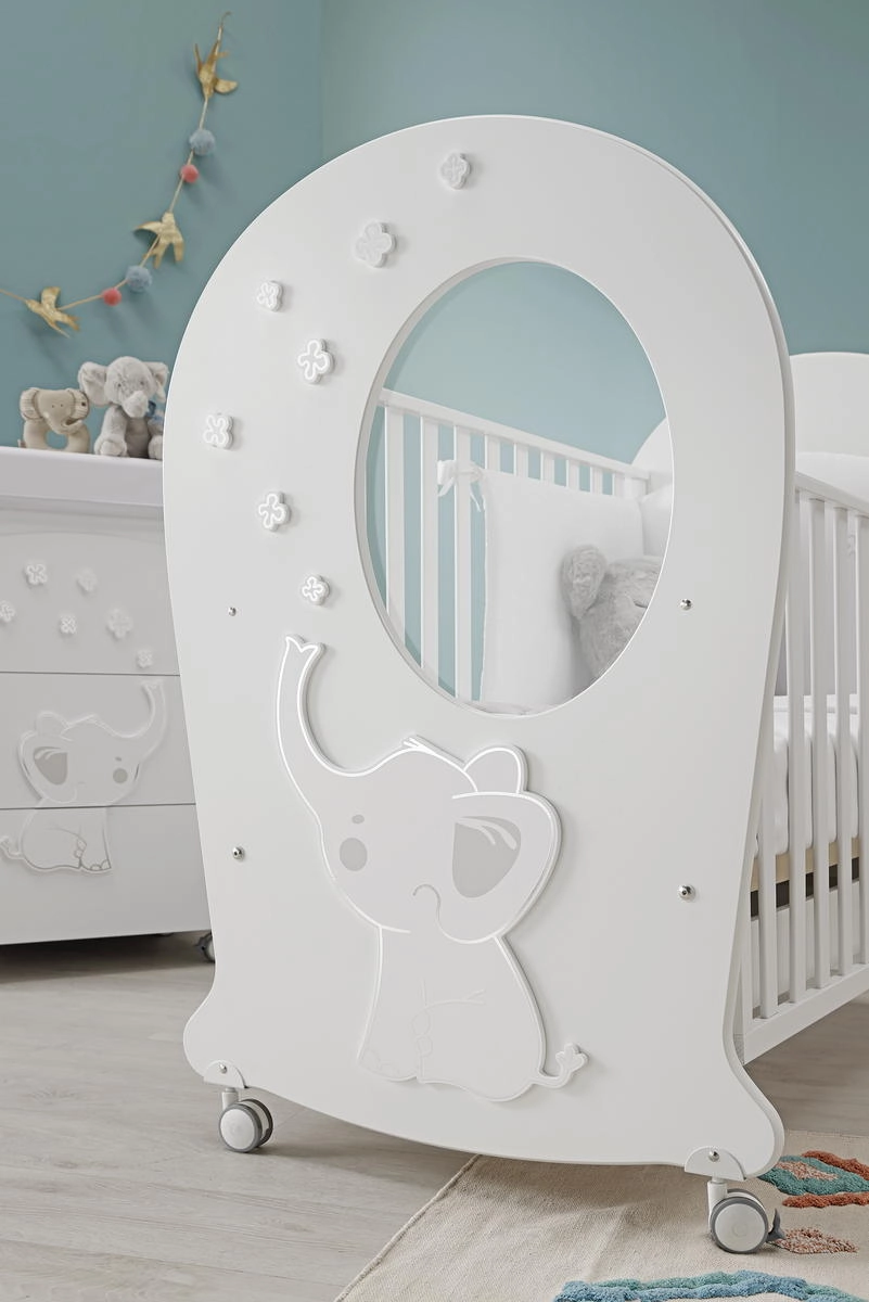 Детская кроватка Erbesi Elly с окном Белый i96cr0iq9immyg47uftotnc088izo4ni